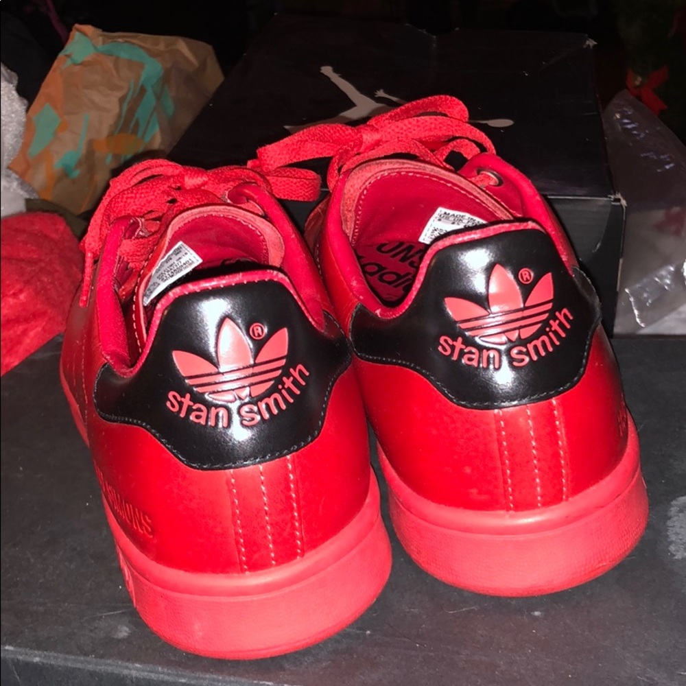 Red Adidas Stan Smith Raf Simons - Picture 3 of 7